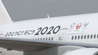 五輪塗装機そろい踏み 全日空と日航