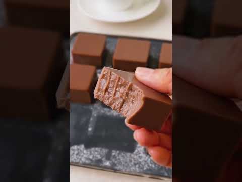 Chocolate Pudding viral on TikTok (only 2 ingredients) | 巧克力布丁燕菜糕