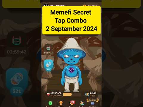 Memefi Secret Tap Combo 2 September 2024 #memefi #dailycombo