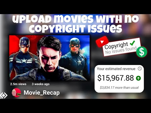 How To Upload Movie Clips On YouTube without Copyright Issues for a Faceless Movie/Recap AI Channel