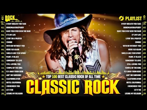 Aerosmith, Nirvana, ACDC, Queen, Bon Jovi, Scorpions, Guns N Roses 🔥 Best Classic Rock Of 70 80s 90