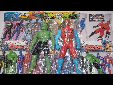 Marvel Spider-Man series unbox, popular Spider-Man action dolls, Avengers Toy Collection/ASMR