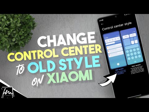 How to change Control Center to Old Style on Xiaomi Hyper OS