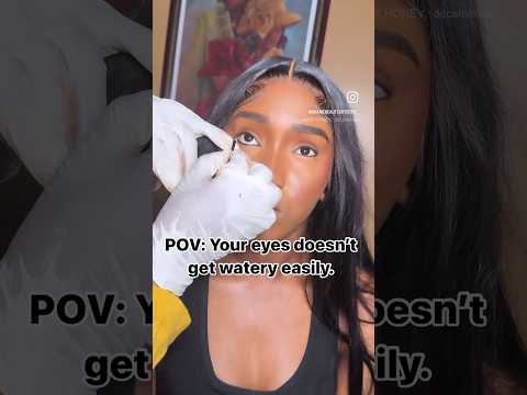 POV: Your eyes doesn’t water easily #eyemakeup #makeupvideo #softglam #makeupartist