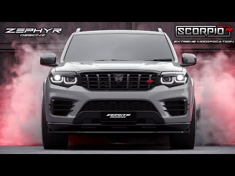 Mahindra Scorpio N 2022 Zephyr R EXTREME MODIFICATION Concept With V8 Hemi Engine | 4K