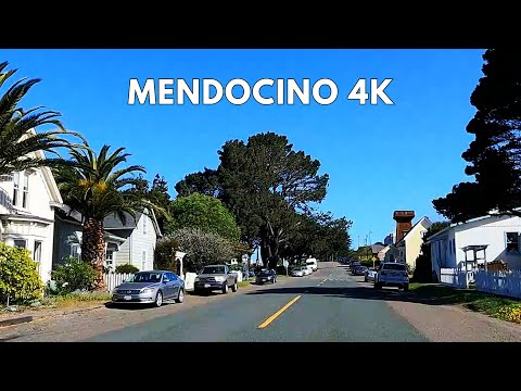 Mendocino 4K Driving Tour | Northern California Scenic Drive Through