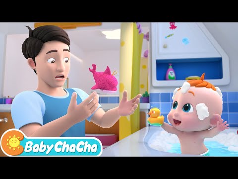 Bath Song | Bathtub Song | Baby Loves to Take a Bath + More Baby ChaCha Nursery Rhymes & Kids Songs