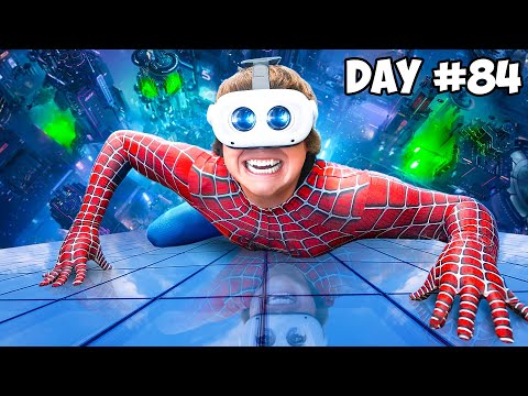 I Survived as Spiderman for 100 Days