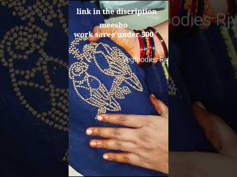 #work #saree #500 #under 500 #video #meesho