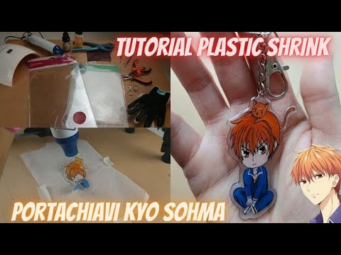 Tutorial Plastic Shrink ( Portachiavi Kyo Sohma/Fruits Basket - Versione Chibi)