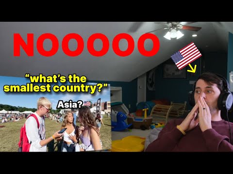 American reacts to: American's Can't Answer Simple Questions [part 5]