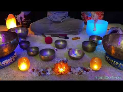 Amazing Sound Bath with the Best Tibetan Singing Bowls in the world, Healing, Relaxation, Sleep