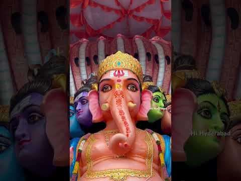 Biggest Ganesh At Hyderabad #khairathabadganesh #ganeshchaturthi #youtubeshorts