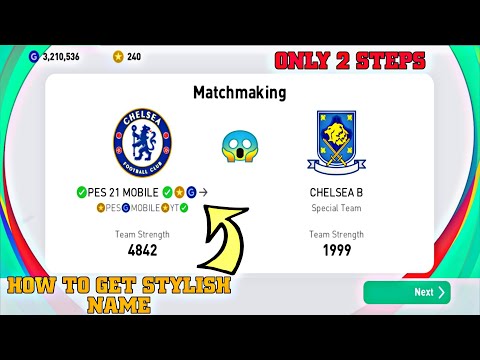 Pes Mobile Add Symbols for STYLISH NAME in Under 2 Minutes | Pes Mobile Tips and Tricks