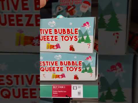 Waitrose Festive Bubble Squeeze Characters