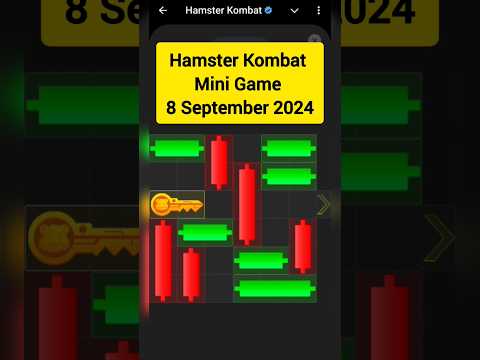 Hamster Kombat Mini Game 8 September 2024 #hamsterkombat #minigame