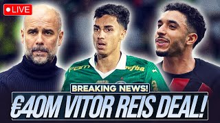 €40M WONDERKID VITOR REIS TO SIGN?! | MAN CITY TRANSFERS