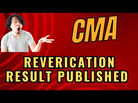 CMA reverication results | Accept the reality & move on