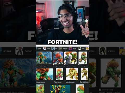 The added Fortnite to STREET FIGHTER? | #shorts