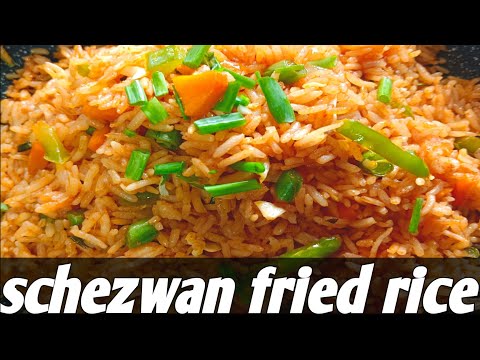 🧿👉 Restaurant style Schezwan fried rice |😋 how to make Schezwan veg fried rice recipe in kannada