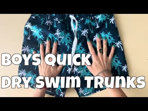 Adorable Quick Drying Swim Trunks for kids with Liner