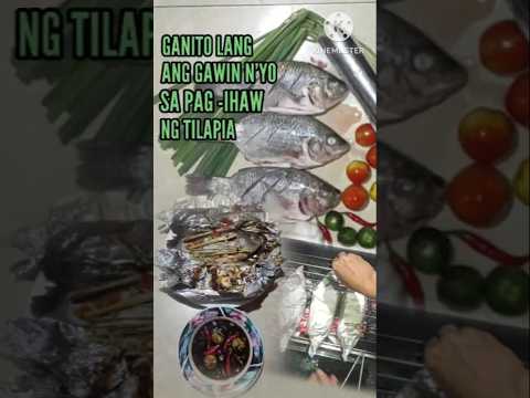 GANITO LANG ANG GAWIN N'YO SA PAG-IHAW NG TILAPIA #Grill #HawaiianSunfish #@Short