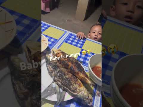 BABY ALWAYS HUNGRY I DINNER TIME I REACTION SEEING THE FOODS #share  #viral  #fun  #baby  #amazing