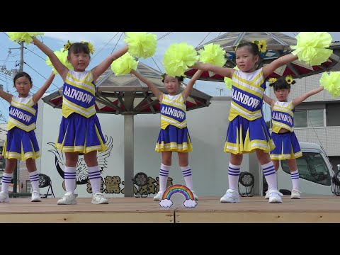 【チアダンスレインボー鳥取】「ココ☆ナツ / ももいろクローバー」2024.8.14【きなんせ広場】