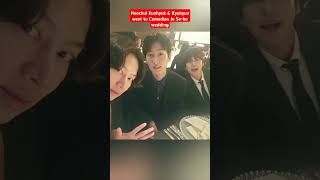 Heechul Eunhyuk & Kyuhyun went to Comedian Jo Se-ho wedding