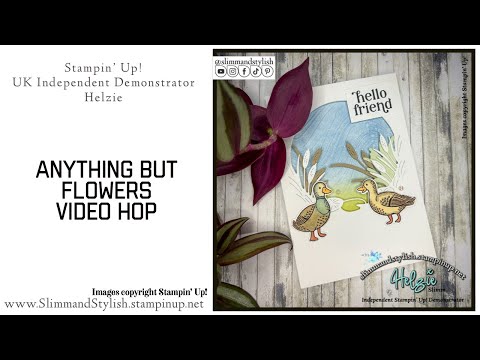 Stamp Around The UK Video Hop:  Anything but flowers…