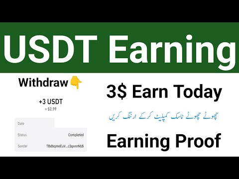 Daily Earning 3$🔥 Online | New Usdt Earning Site | New Usdt Investment Site in Pakistan 2024