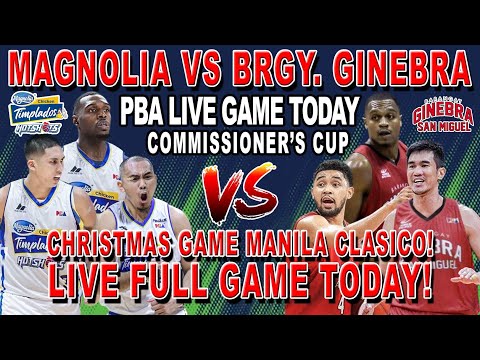 BRGY. GINEBRA vs MAGNOLIA - PBA Live Full Game Today - Commissioner's Cup - 2K24