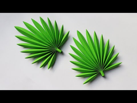 How to Make Paper Leaf 🍃 DIY Leaves 🌿 Easy Craft ☘️ Paper Craft | Crafts for School