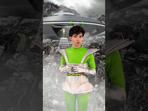 Aliens visit Earth #shorts