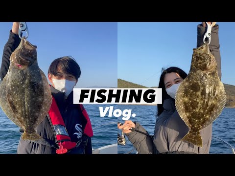 【最高】大学生カップルが釣った魚を捌いて食べるまで。Vlog.