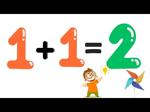 Addition for Kindergarten | Basic Maths for Kindergarten | 1 + 1= 2 |