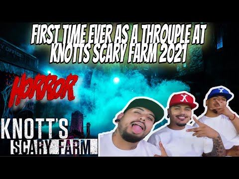 Did My Boyfriends Get Scared At Knotts Scary Farm 2021?? FIND OUT | Mazes & Scare Zone WalkThrough 🎃