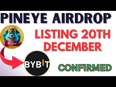 PINEYE AIRDROP LISTING DECEMBER #pineye #airdrop #listing