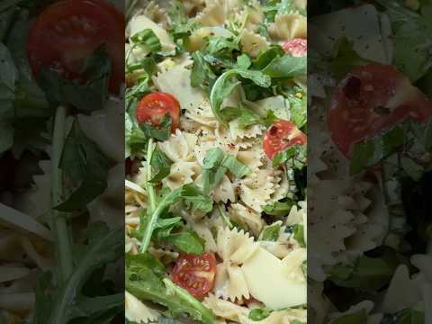 hot honey pasta salad forever #vegam #healthyfood #easyrecipes