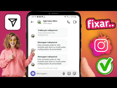Como corrigir o problema de mensagem indisponível no Instagram?