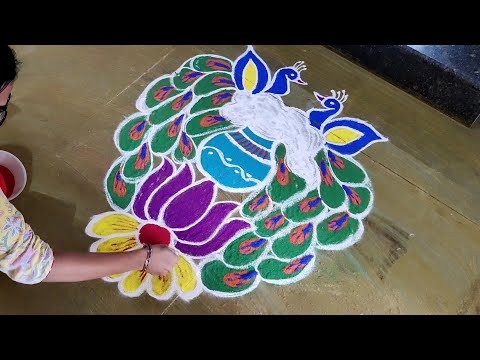 Sankranthi Muggulu I Pongal Rangoli I Dhanurmasam Muggulu II Daily Rhythm Arts & Crafts #sankranthi