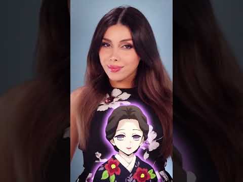 Anime hairtutorial-Lady Tamayo Demon slayer hairstyle #demonslayer #animehairstyle