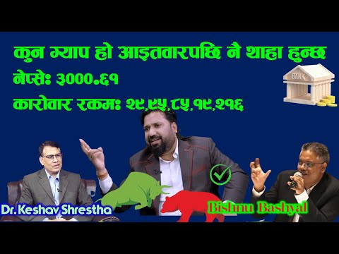 #Bishnu_Bashyal आए बुल हो भन्दै । के के भने त । किन घट्यो त फाइनान्स ? #dipendra_agrawal  #fincotech