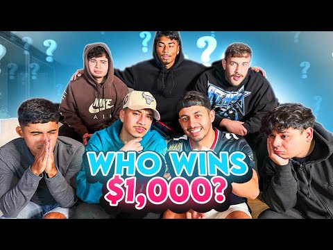 8 BEST FRIENDS DECIDE WHO WINS $1000!!! (HEATED DEBATE)