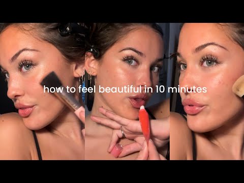 how to feel beautiful in ten minutes (makeup tutorial)