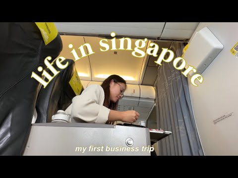 life in singapore | my first business trip✈️👩🏻‍💻