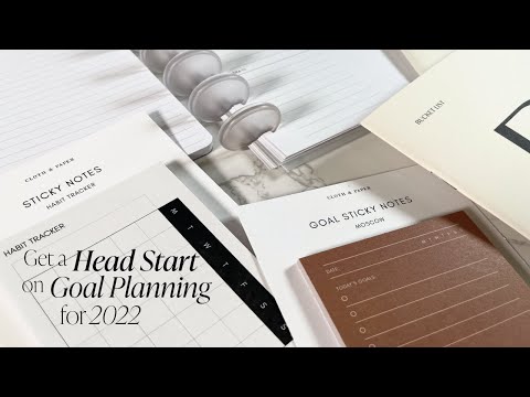 Get a Head Start on Goal Planning for 2022 | Cloth & Paper