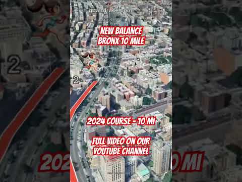 New Balance Bronx 10 Mile (2024): fly over the 10 mi course!