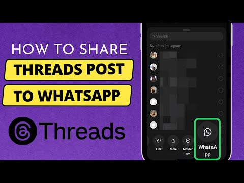 How to Share an Instagram Threads Post with WhatsApp