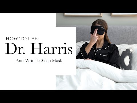 How to use: Dr. Harris Anti-Wrinkle Sleep Mask